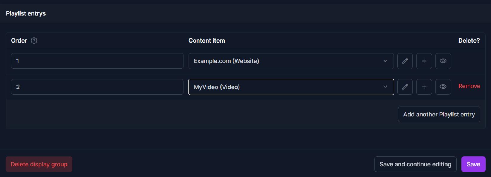 create your playlist view